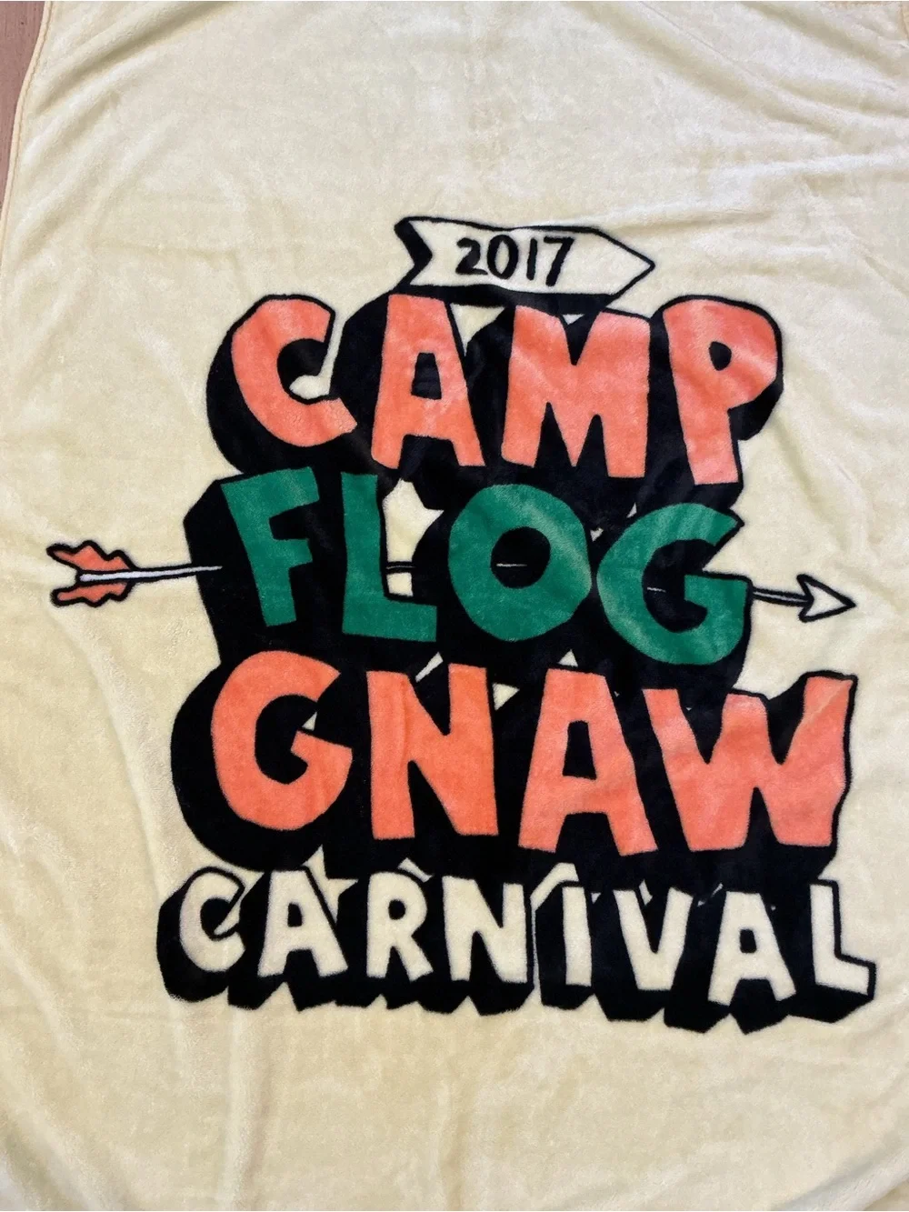 Golf Wang Camp Flog Gnaw 2017 CFG Festival Tyler The Creator Throw Blanket